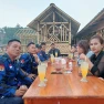 Jalin Silaturahmi, Ormas Badak Banten DPC Rangkasbitung Berkunjung ke Ranting Kolelet