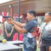 Kapolda Lampung Bersama Forkopimda Ikuti Lomba Menembak  Eksekutif Dalam Hut Bhyangkara ke 78